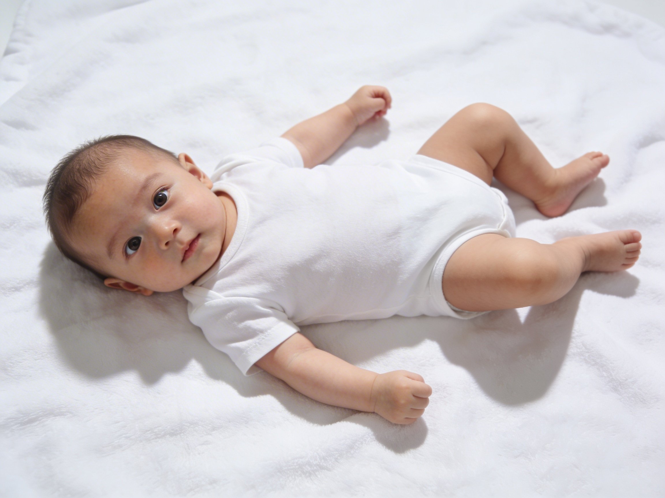 Checklist for preparing a baby for a passport photo with permitted accessories